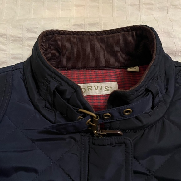 Orvis Quilted Navy Jacket - Picture 5 of 8